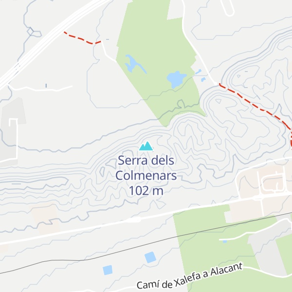 Map of Serra dels Colmenars
