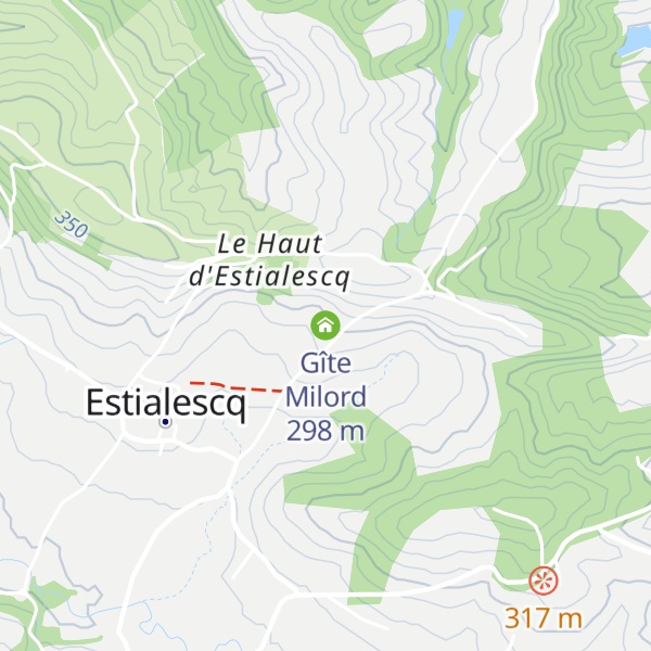 Map of Gîte Milord