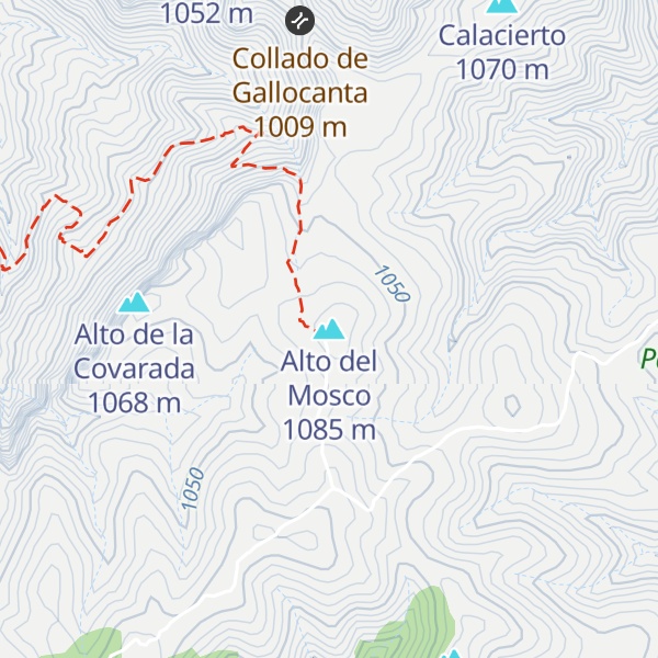Map of Alto del Mosco