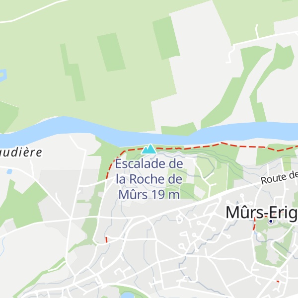 Map of Escalade de la Roche de Mûrs
