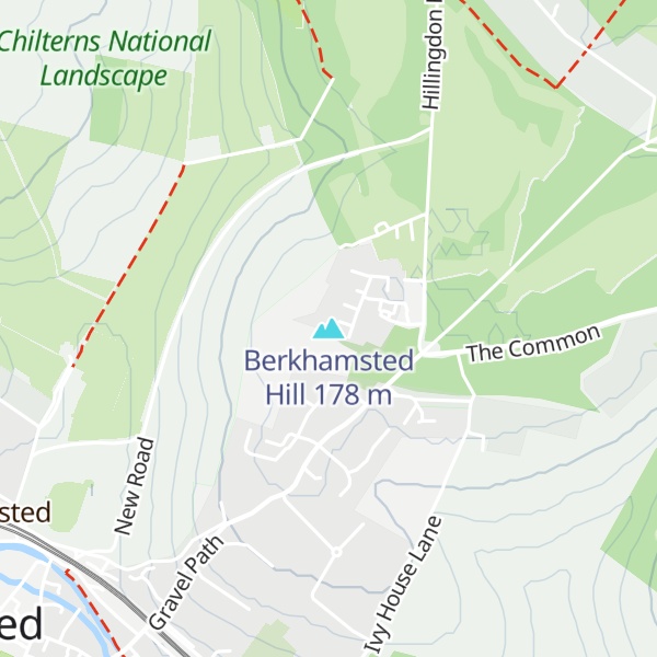 Map of Berkhamsted Hill