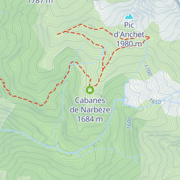 Map of Cabanes de Narbèze