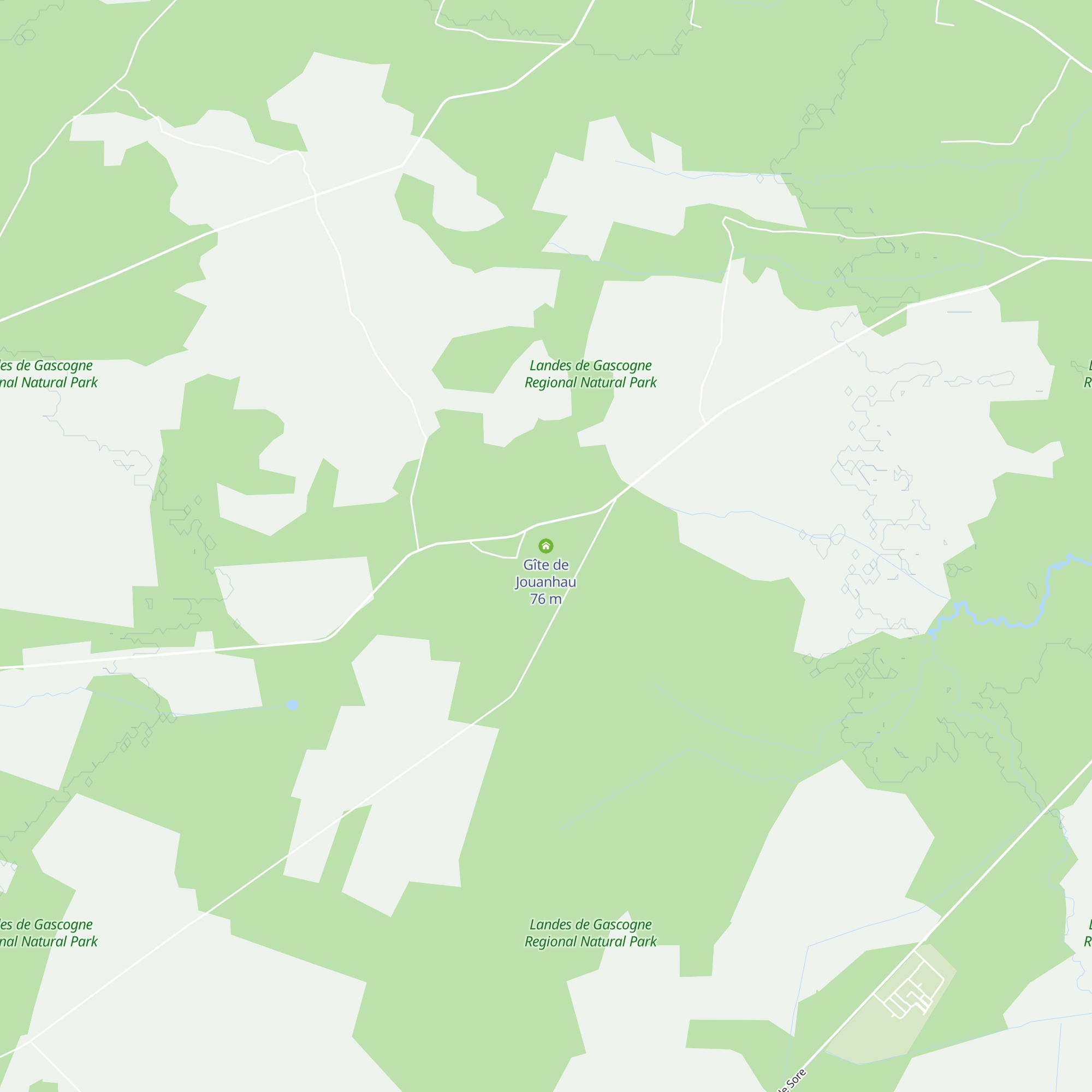 Gîte de Jouanhau map