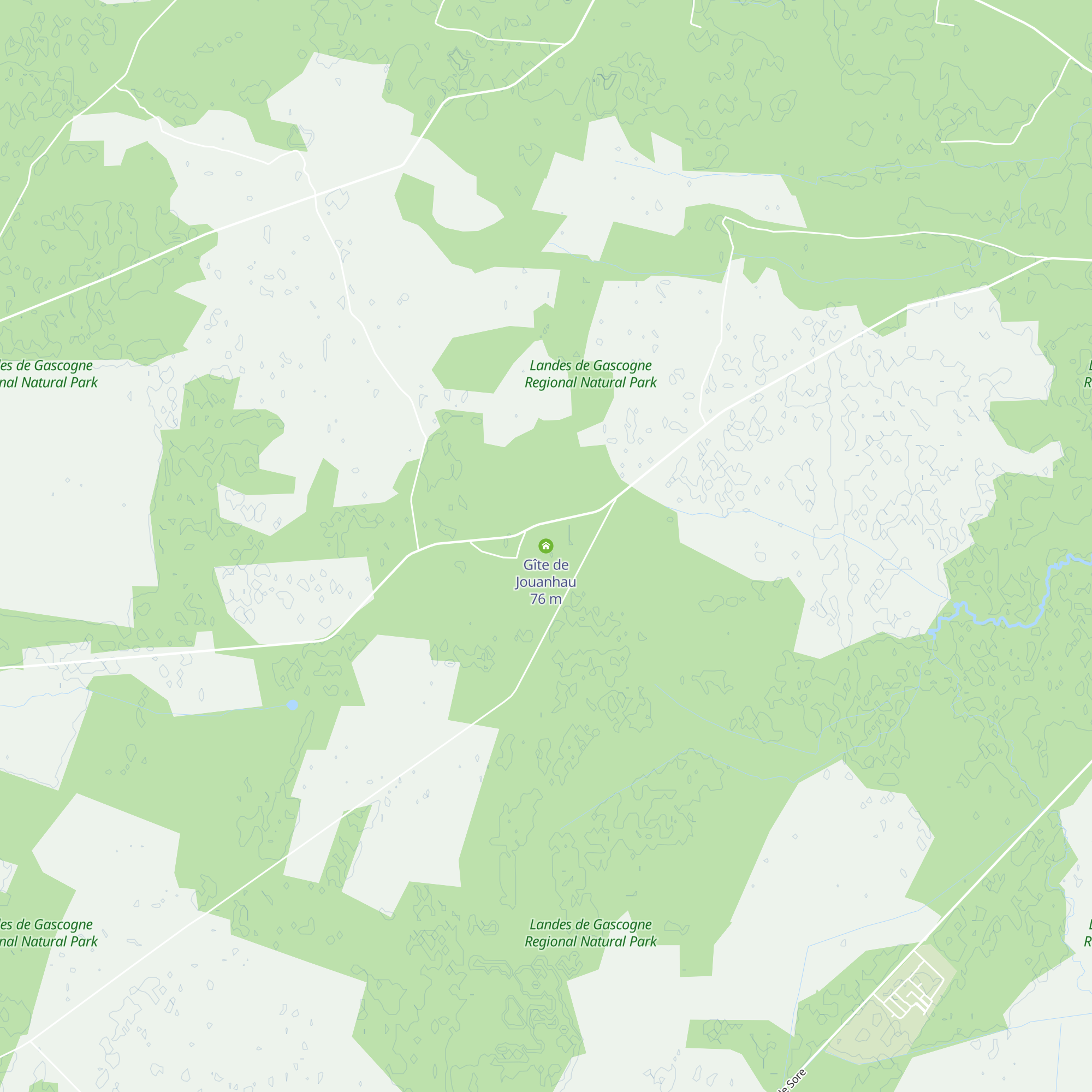 Gîte de Jouanhau map