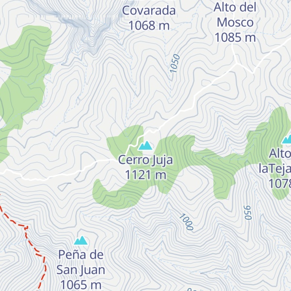 Map of Cerro Juja