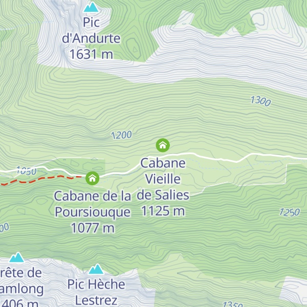 Map of Cabane Neuve de Salies
