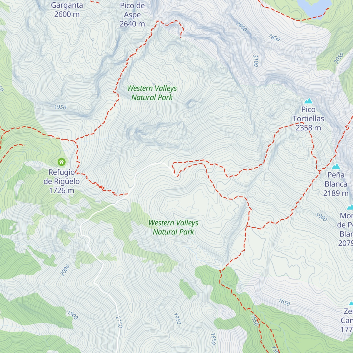 Refugio Militar López Huici map