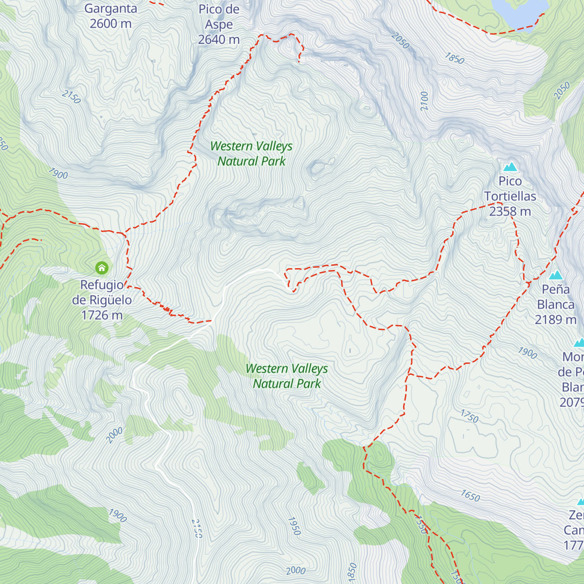 Refugio Militar López Huici map