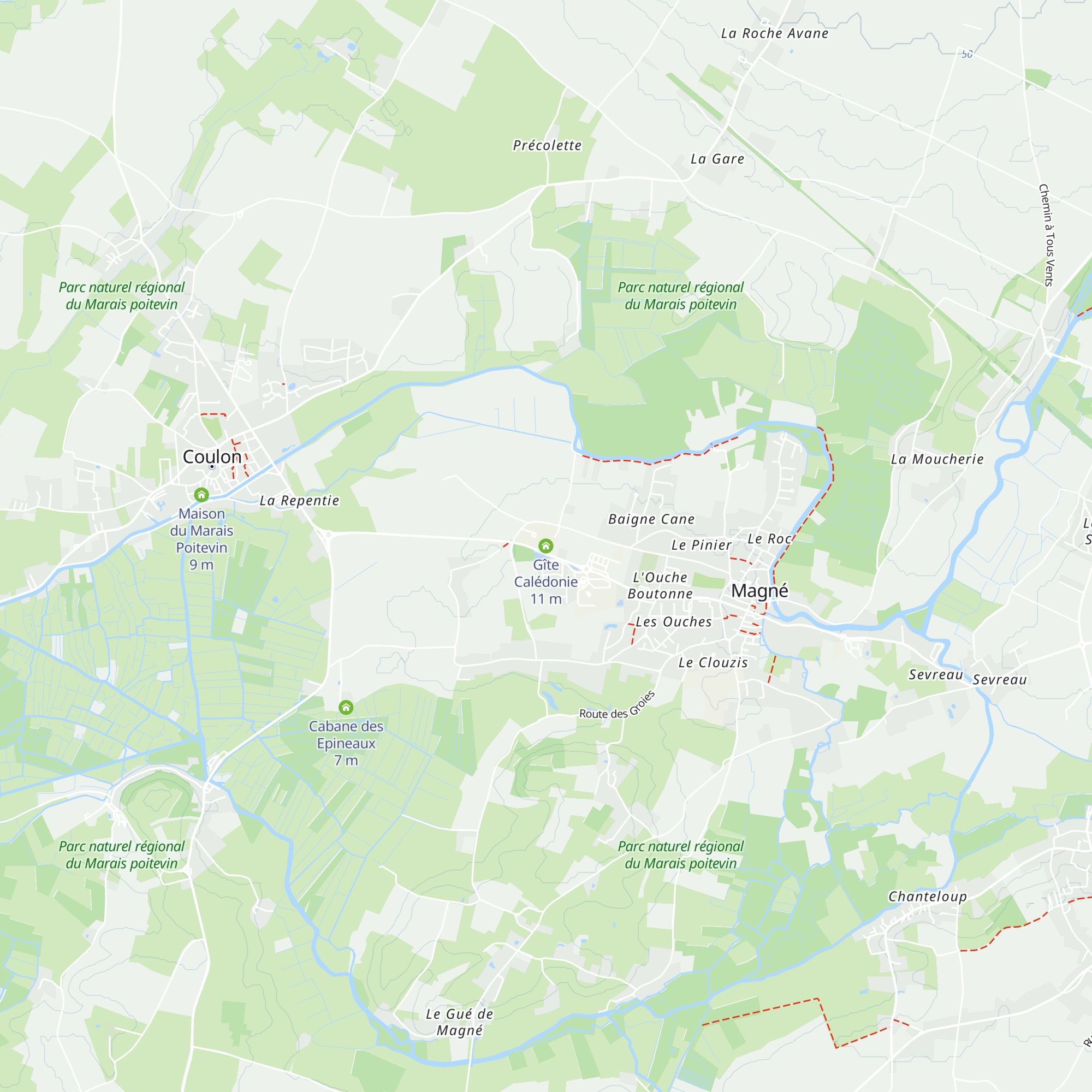 Gîte Calédonie map