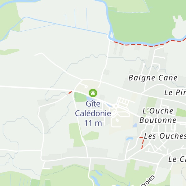 Map of Gîte Calédonie