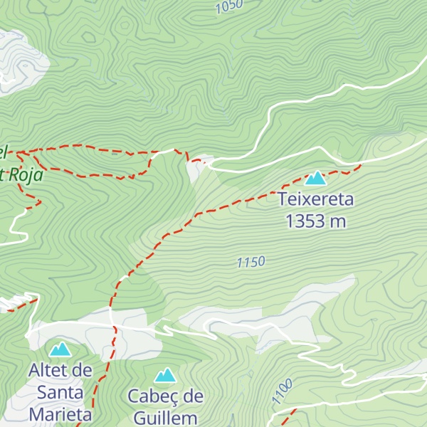 Map of Sierra de Menejador