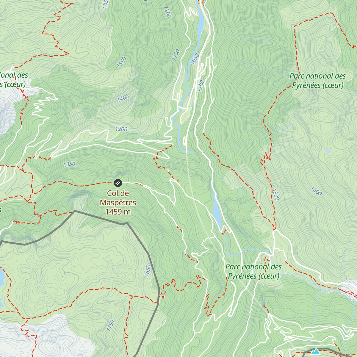 Cabane d'Anglus map