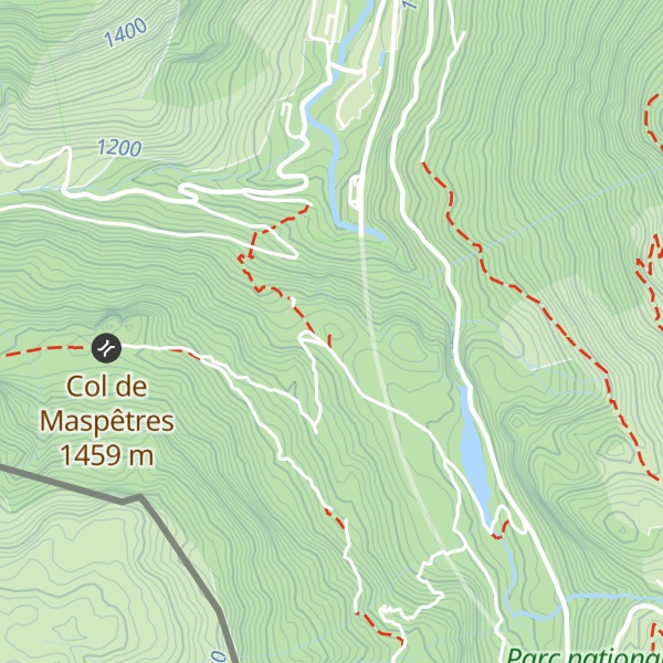 Map of Cabane d'Anglus