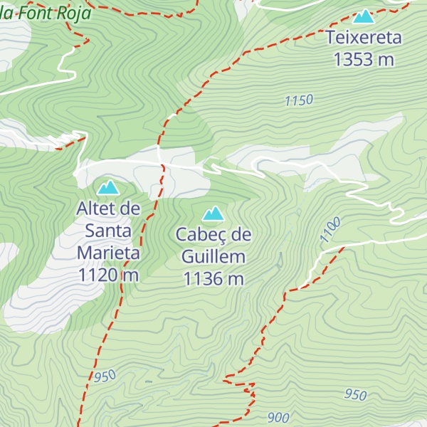 Map of Cabeç de Guillem