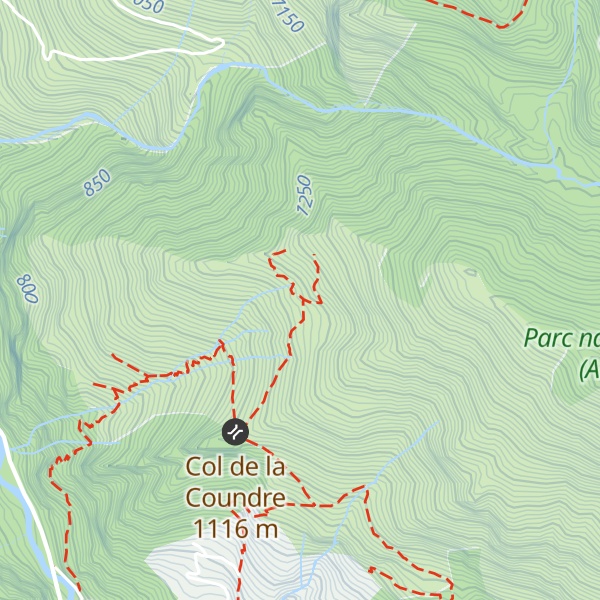 Map of Cabane de Lucharry