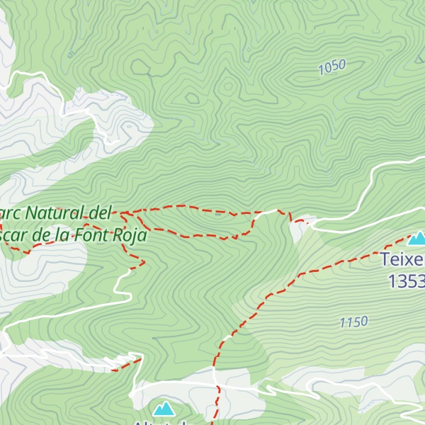 Map of Cabeç Ras