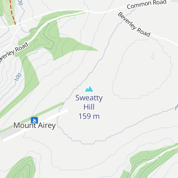 Map of Sweatty Hill
