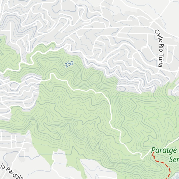 Map of Sierra Perenchiza