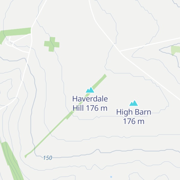 Map of Haverdale Hill