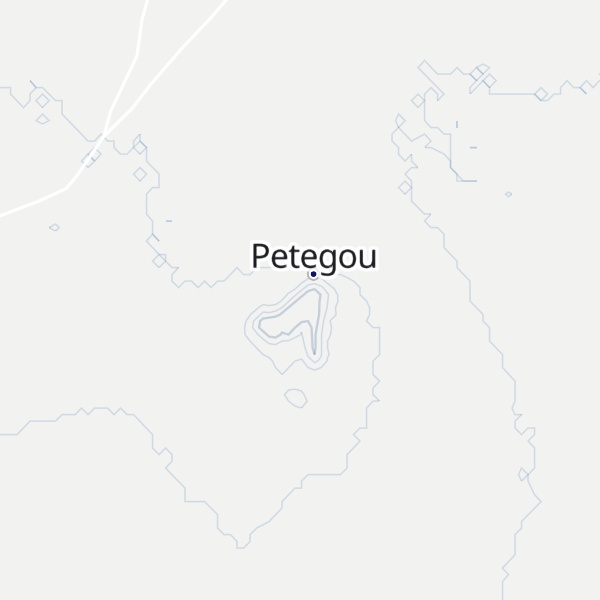 Map of Pétégou