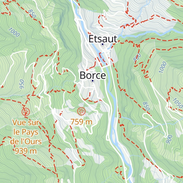 Map of Gîte Communal