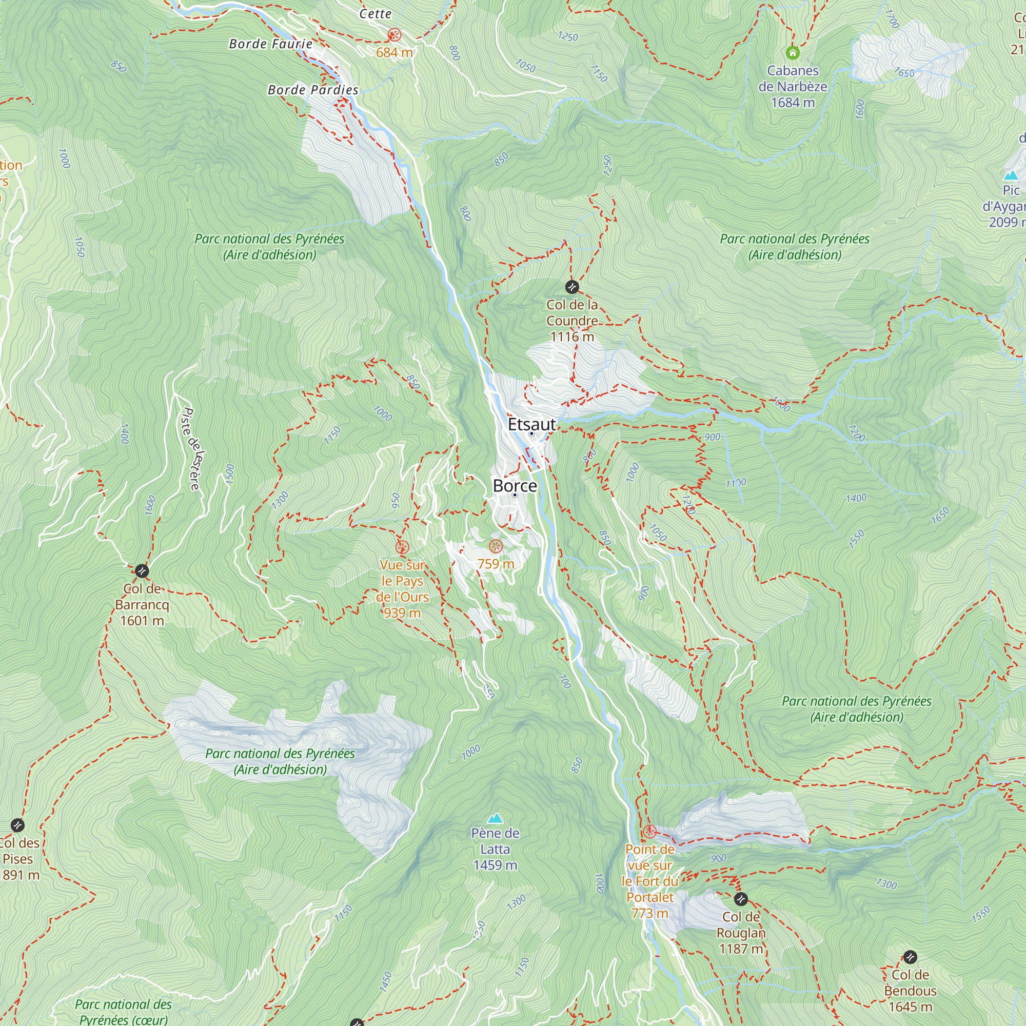 Gîte Communal map