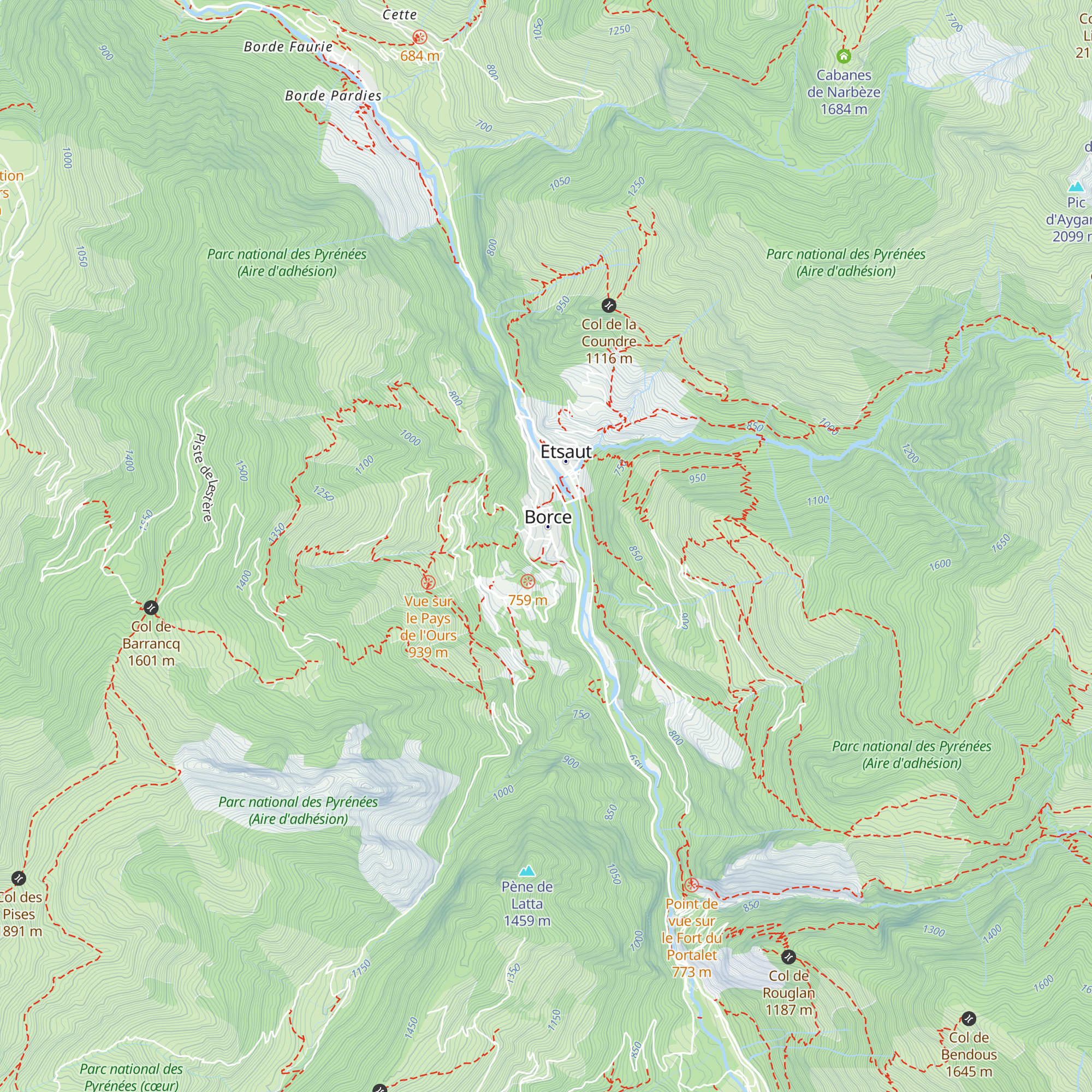 Gîte Communal map