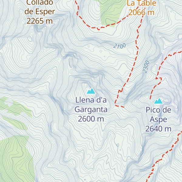 Map of Llena d'a Garganta