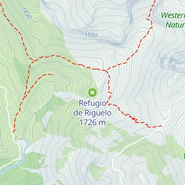 Map of Refugio de Rigüelo