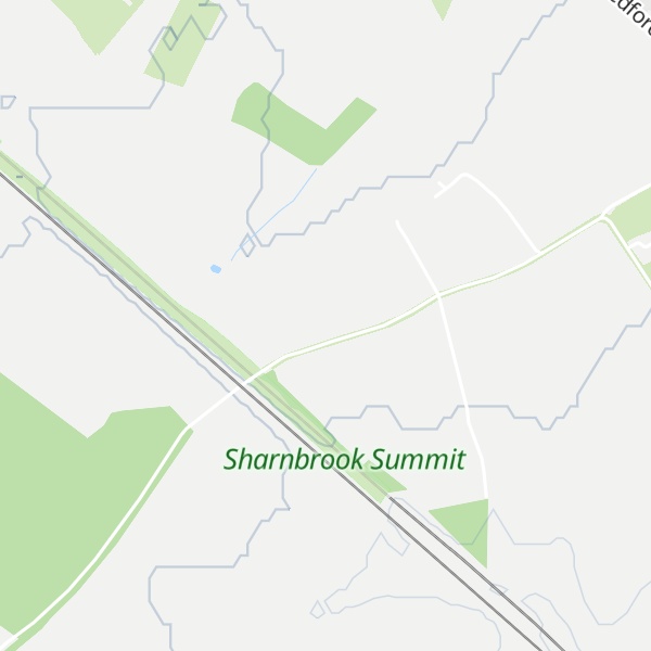 Map of Sharnbrook Summit