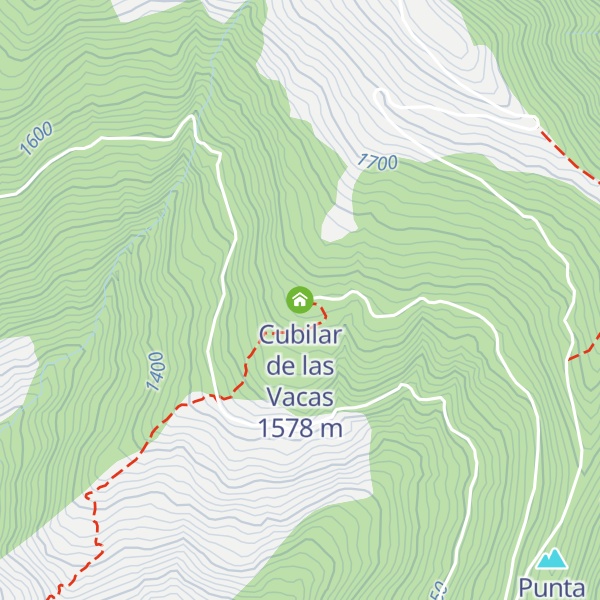 Map of Cubilar de las Vacas