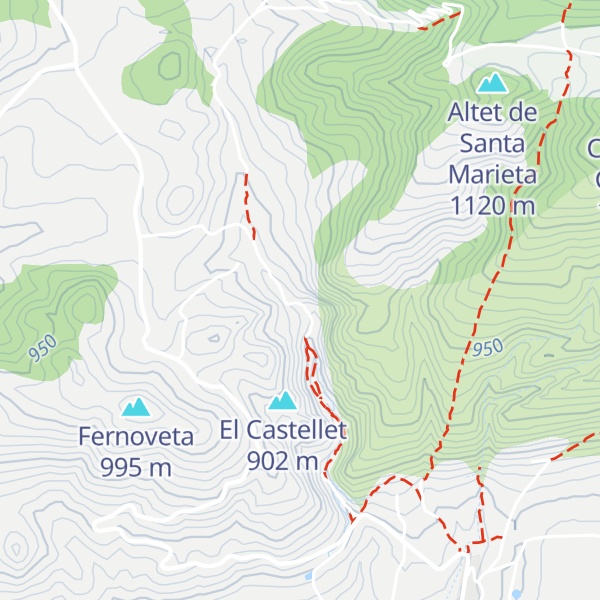 Map of Refugi del Racó d'Almarra