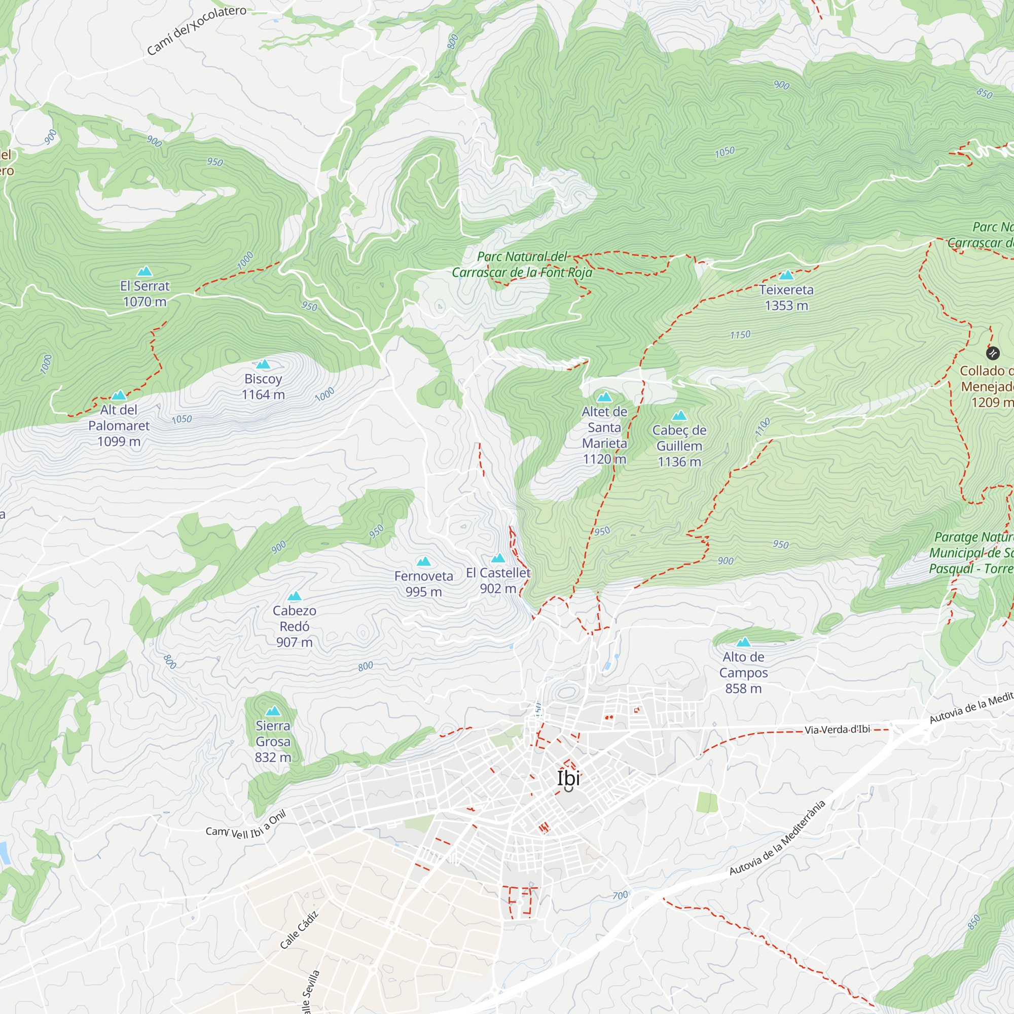 Refugi del Racó d'Almarra map