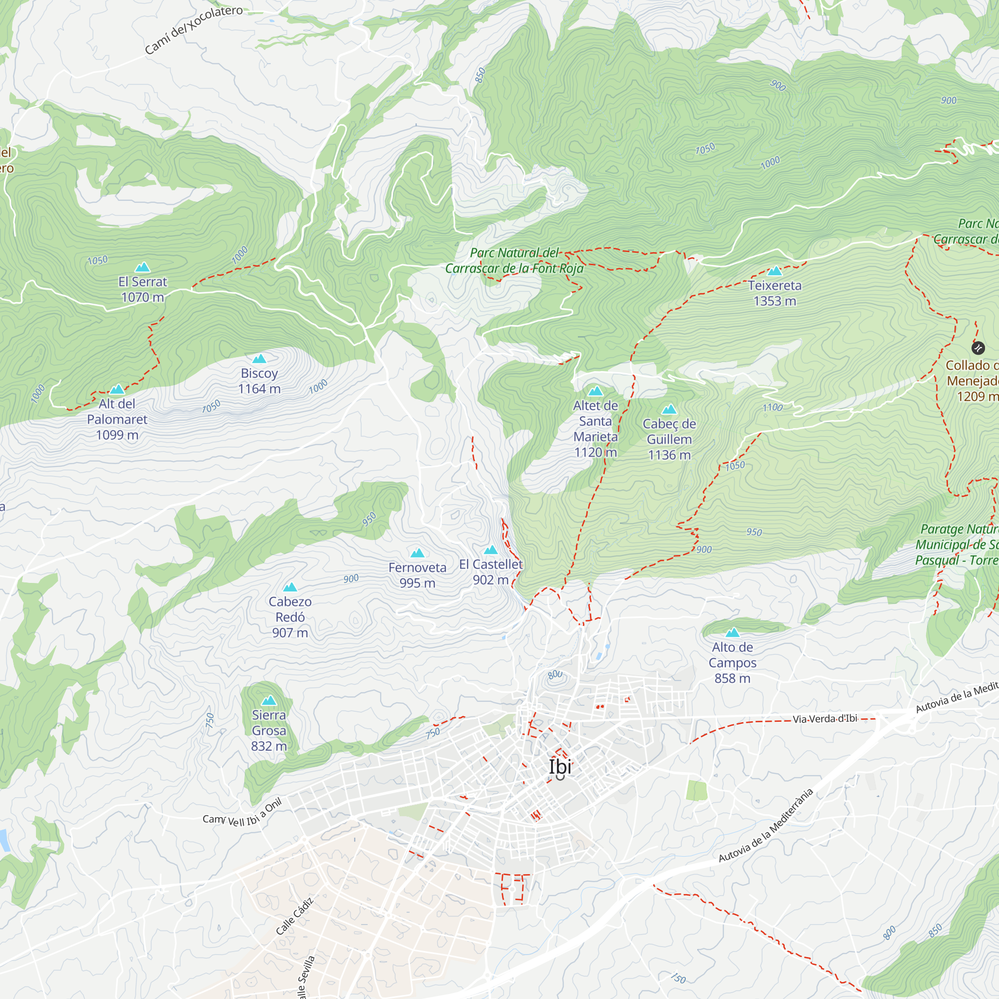 Refugi del Racó d'Almarra map