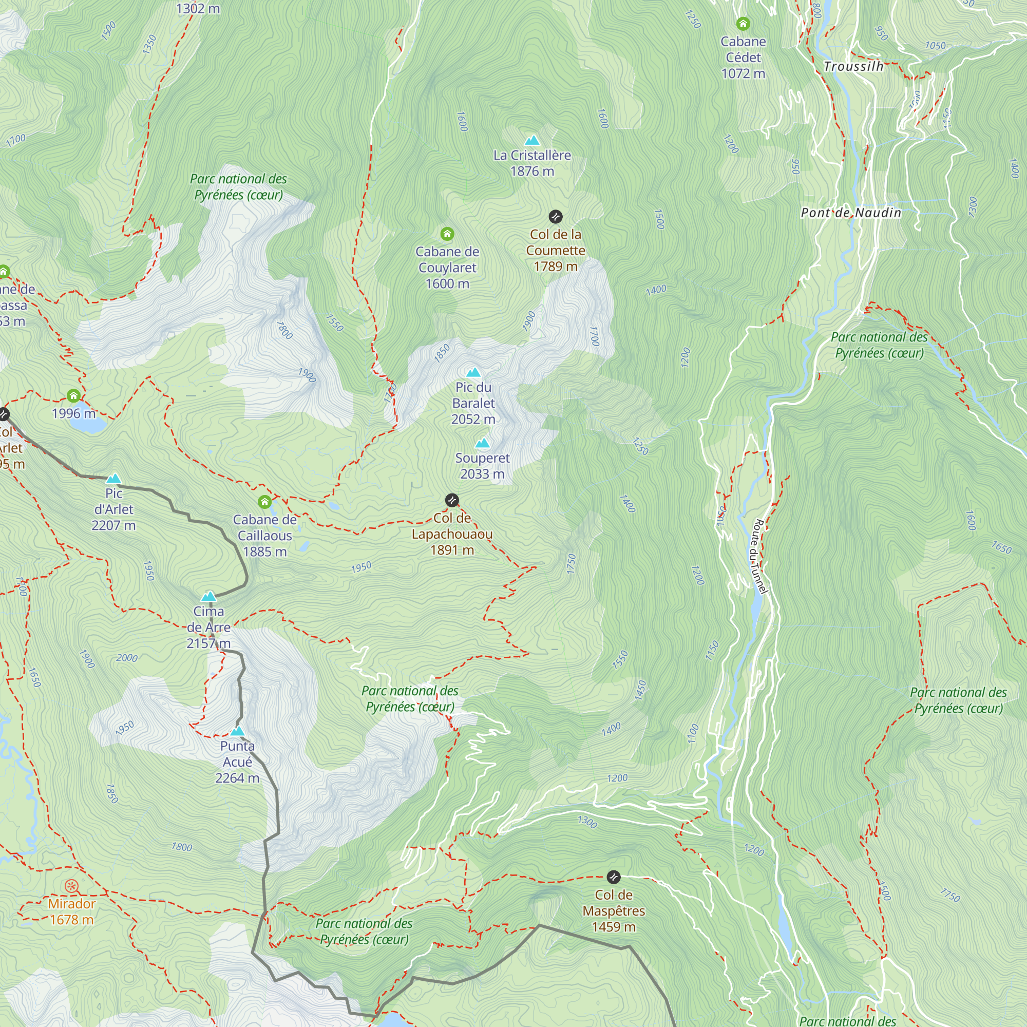 Cabane de Lapachouaou map