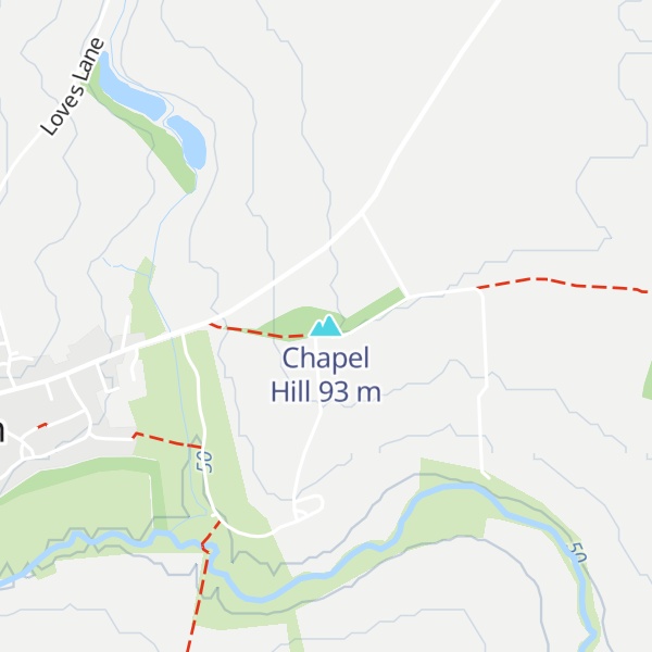 Map of Chapel Hill