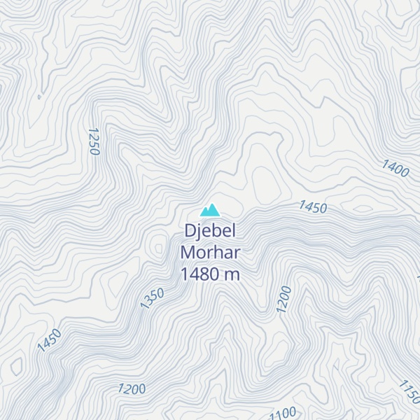 Map of Djebel Morhar
