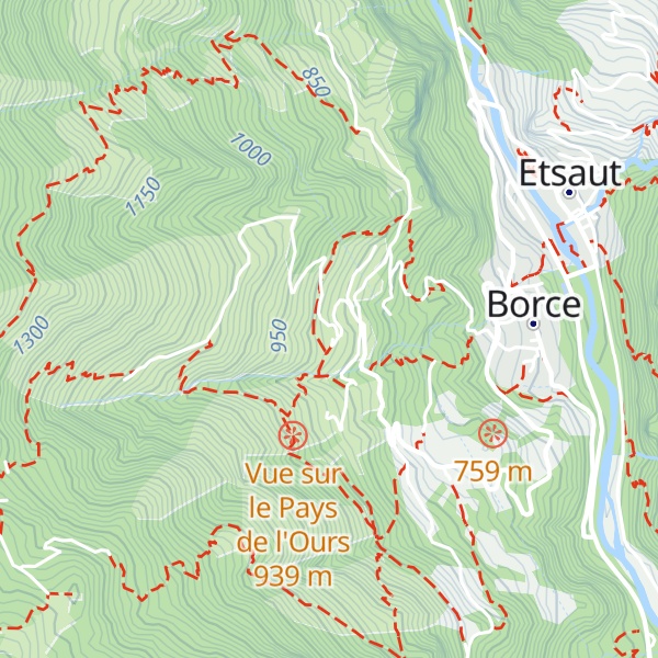 Map of Gîte L'Espiatet