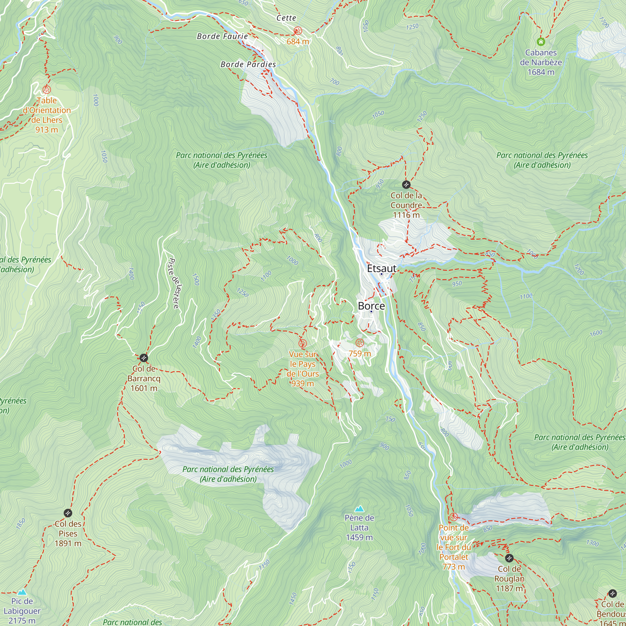 Gîte L'Espiatet map