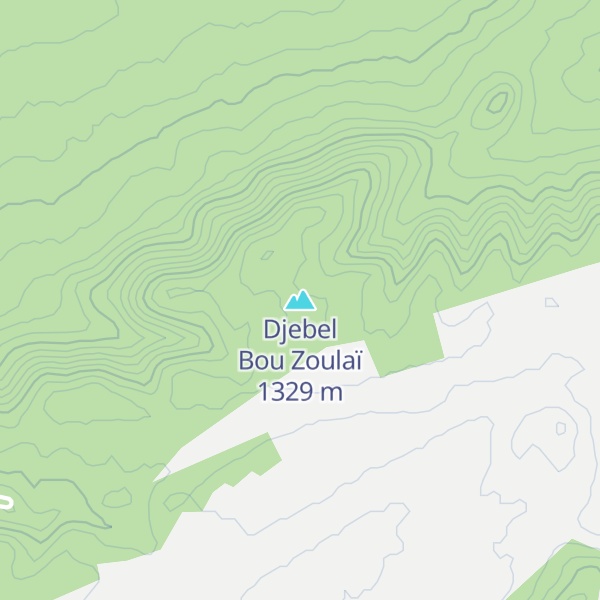 Map of Djebel Bou Zoulaï