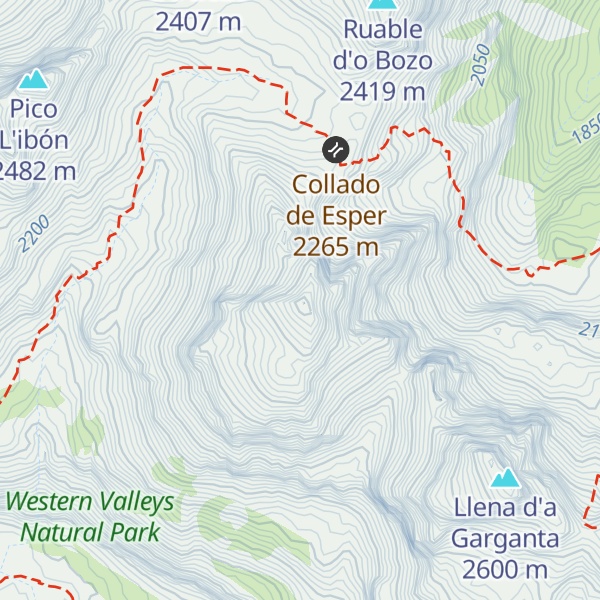 Map of Llena d'o Bozo