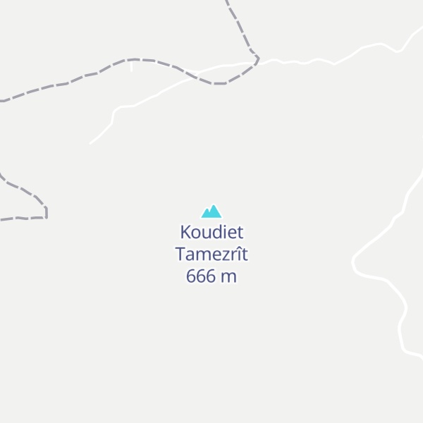 Map of Koudiet Tamezrît