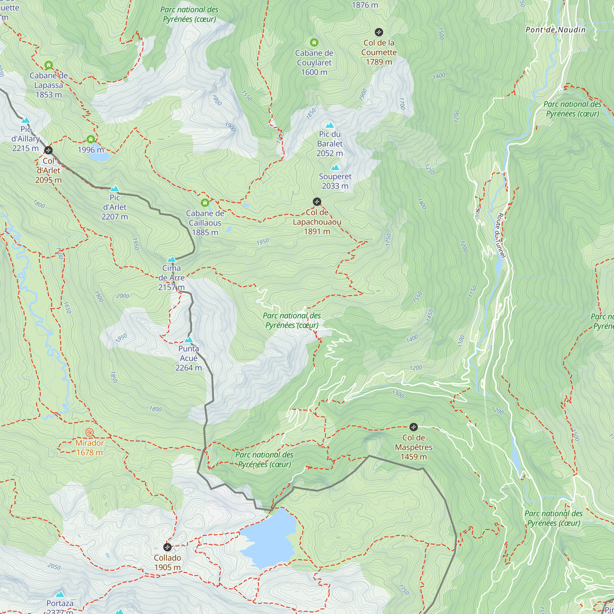 Cabane Grosse map
