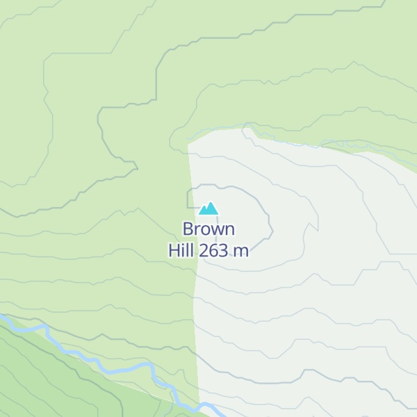 Map of Brown Hill