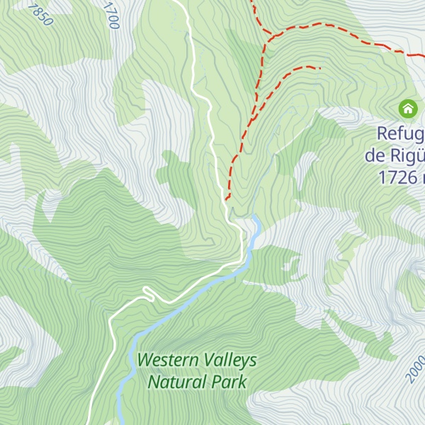 Map of Refugio de Saleras