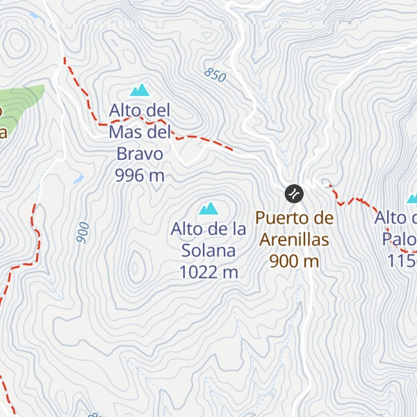 Map of Alto de la Solana