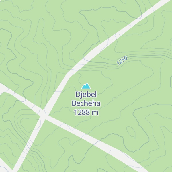 Map of Djebel Becheha