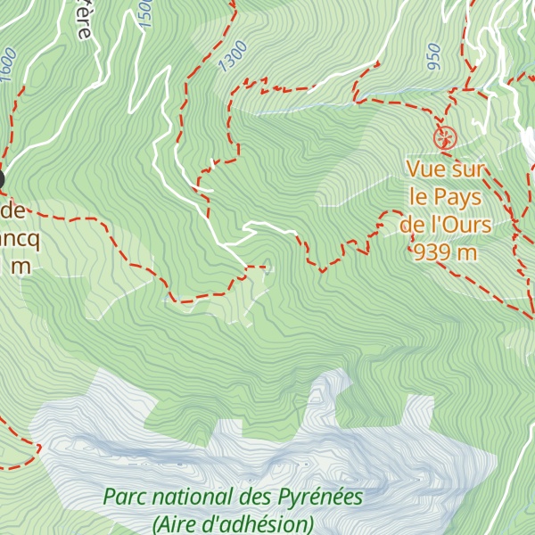 Map of Cabane d'Udapet-de-Bas