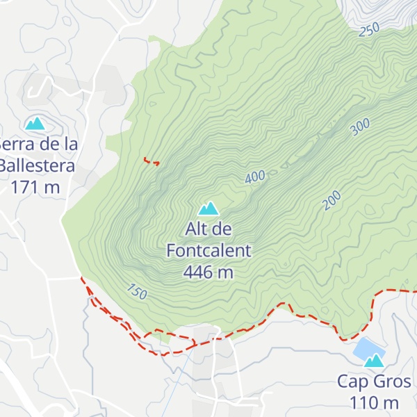 Map of Alt de Fontcalent