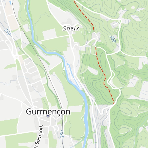 Map of Gîte du Centre Nautique de Soeix